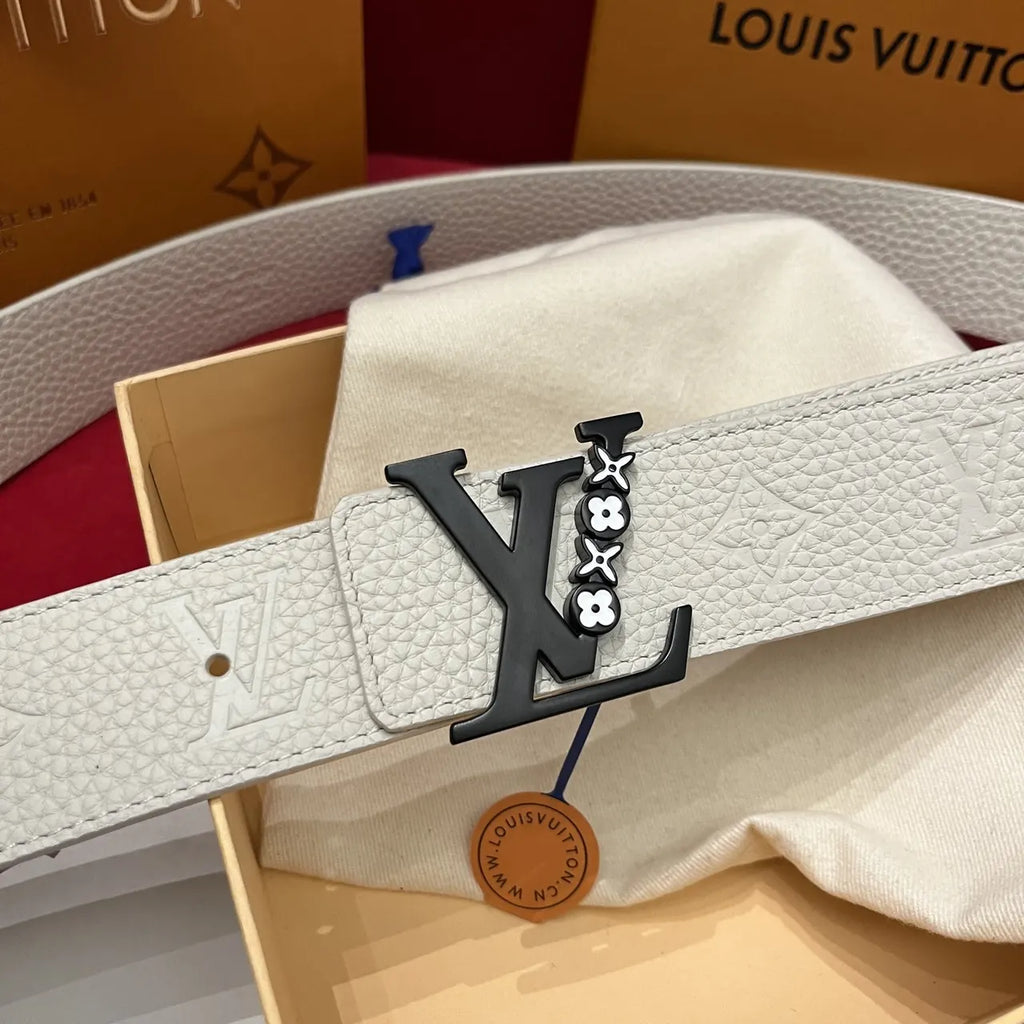 Louis Vuitton White Belt - Hình 2