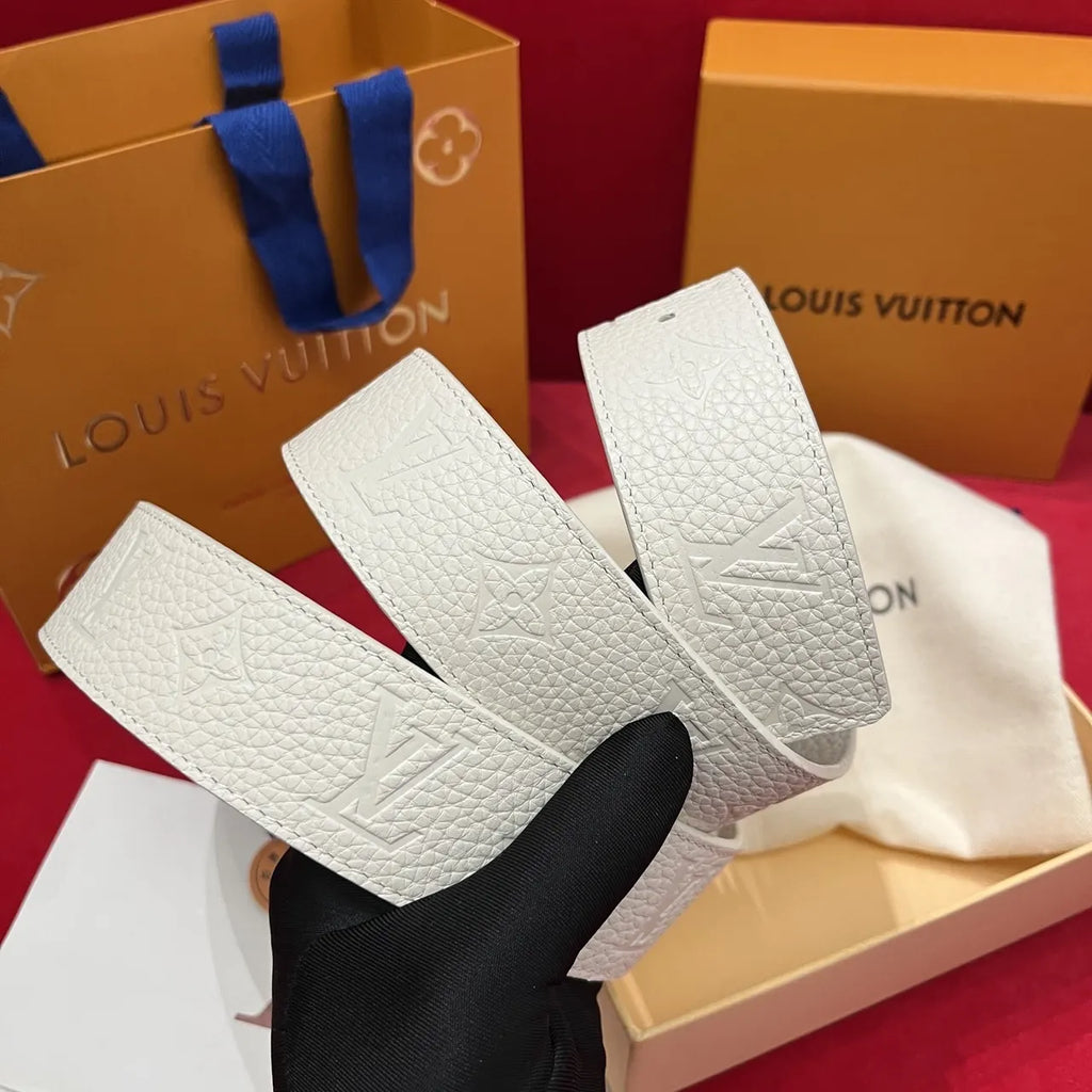 Louis Vuitton White Belt - Hình 3
