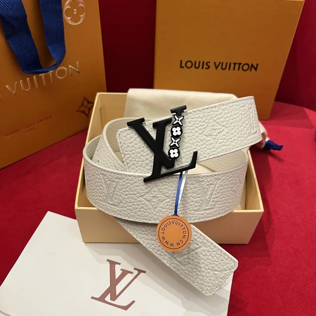 Louis Vuitton White Belt - Hình 6