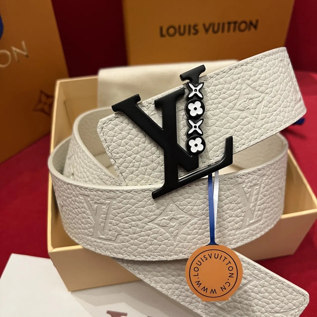 Louis Vuitton White Belt - Hình 7