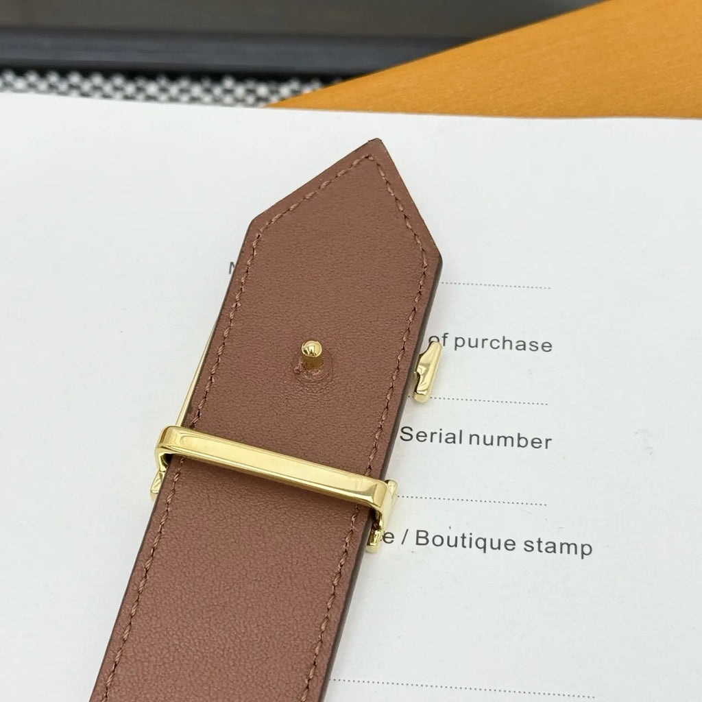 Louis Vuitton Red Monogram Belt - Hình 8