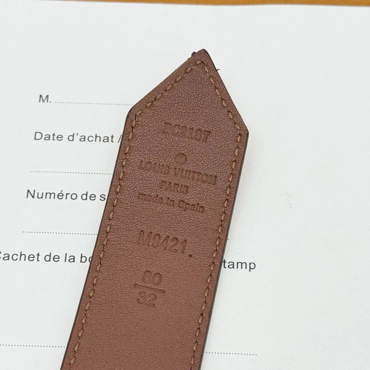Louis Vuitton Red Monogram Belt - Hình 9