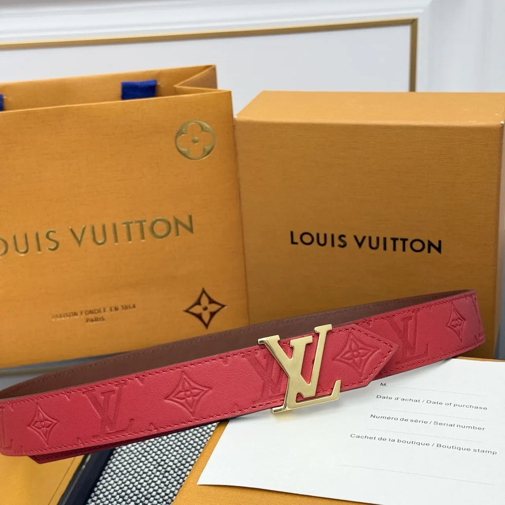 Louis Vuitton Red Belt