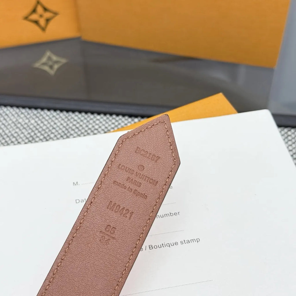 Louis Vuitton Red Belt - Hình 9