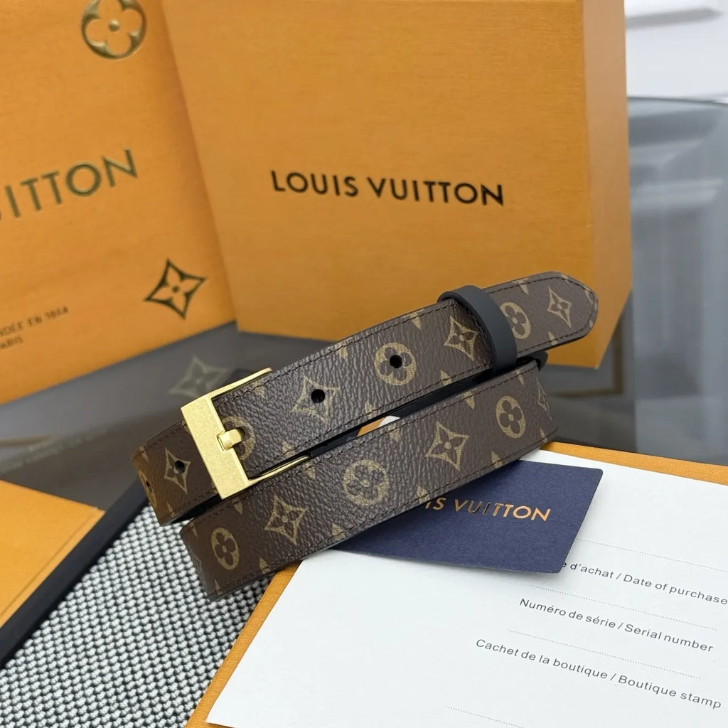 reversible Louis Vuitton Monogram Belt - Hình 4
