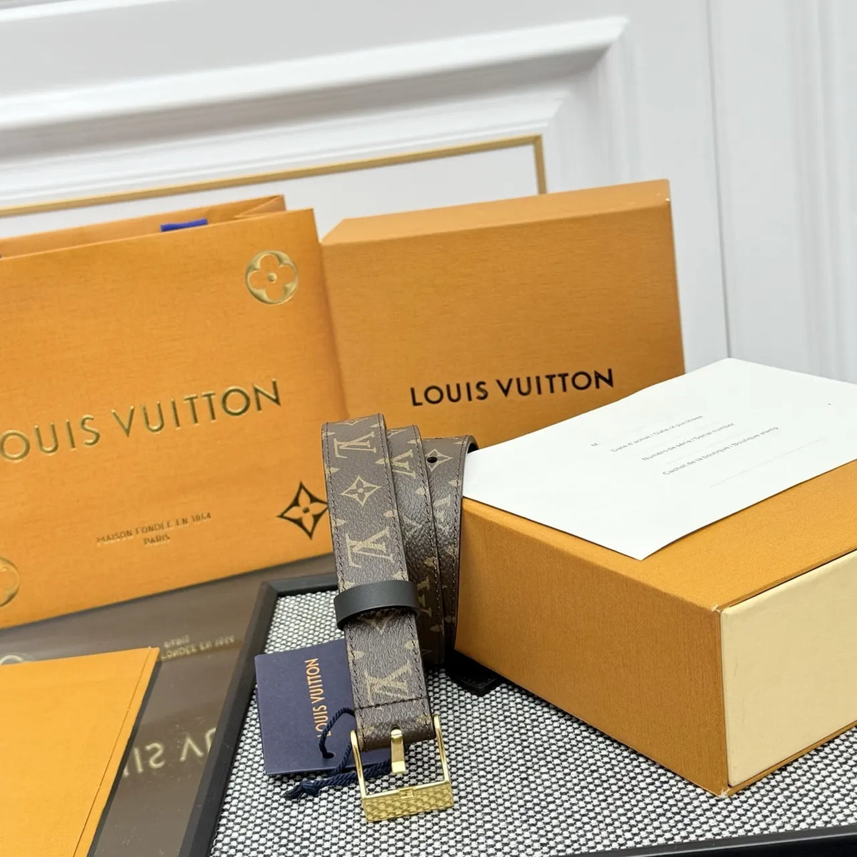 Louis Vuitton Eclipse Belt Silver - Hình 4
