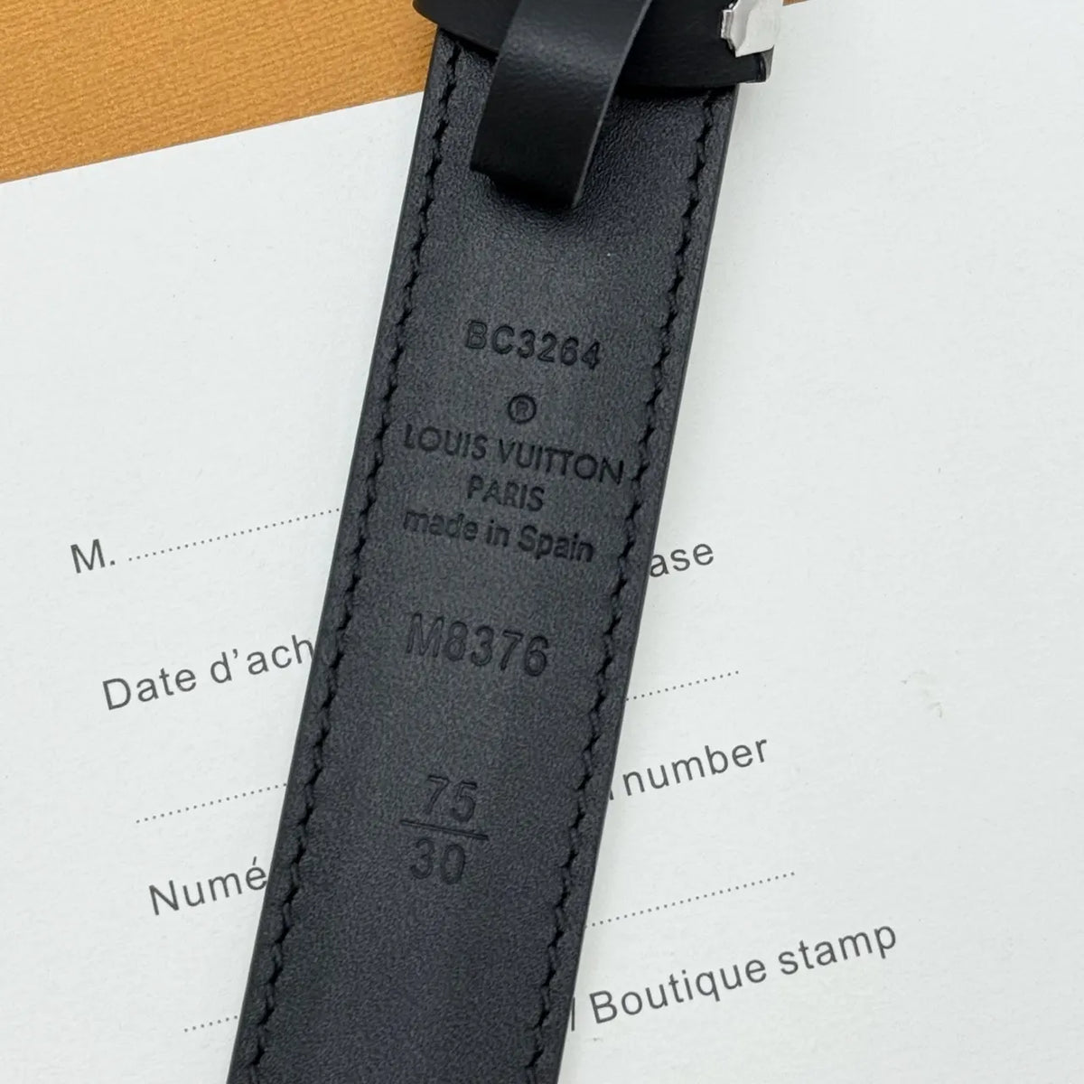 monogram Louis Vuitton Reversible Belt - Hình 7