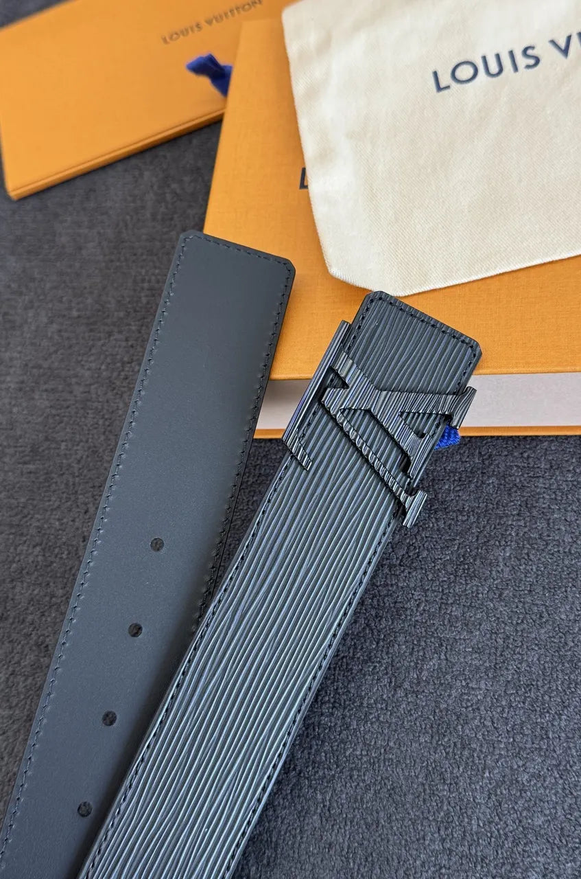 Louis Vuitton Black Epi Leather Belt - Hình 8