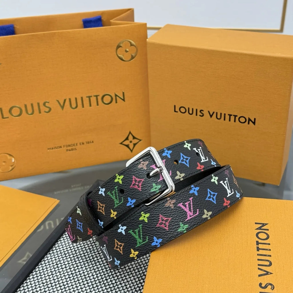 Louis Vuitton Multicolor Monogram Belt
