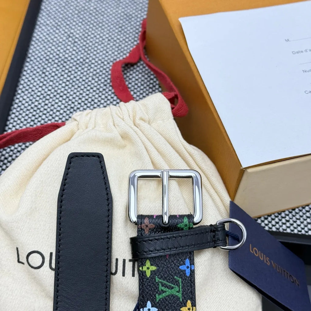 Louis Vuitton Multicolor Monogram Belt - Hình 5