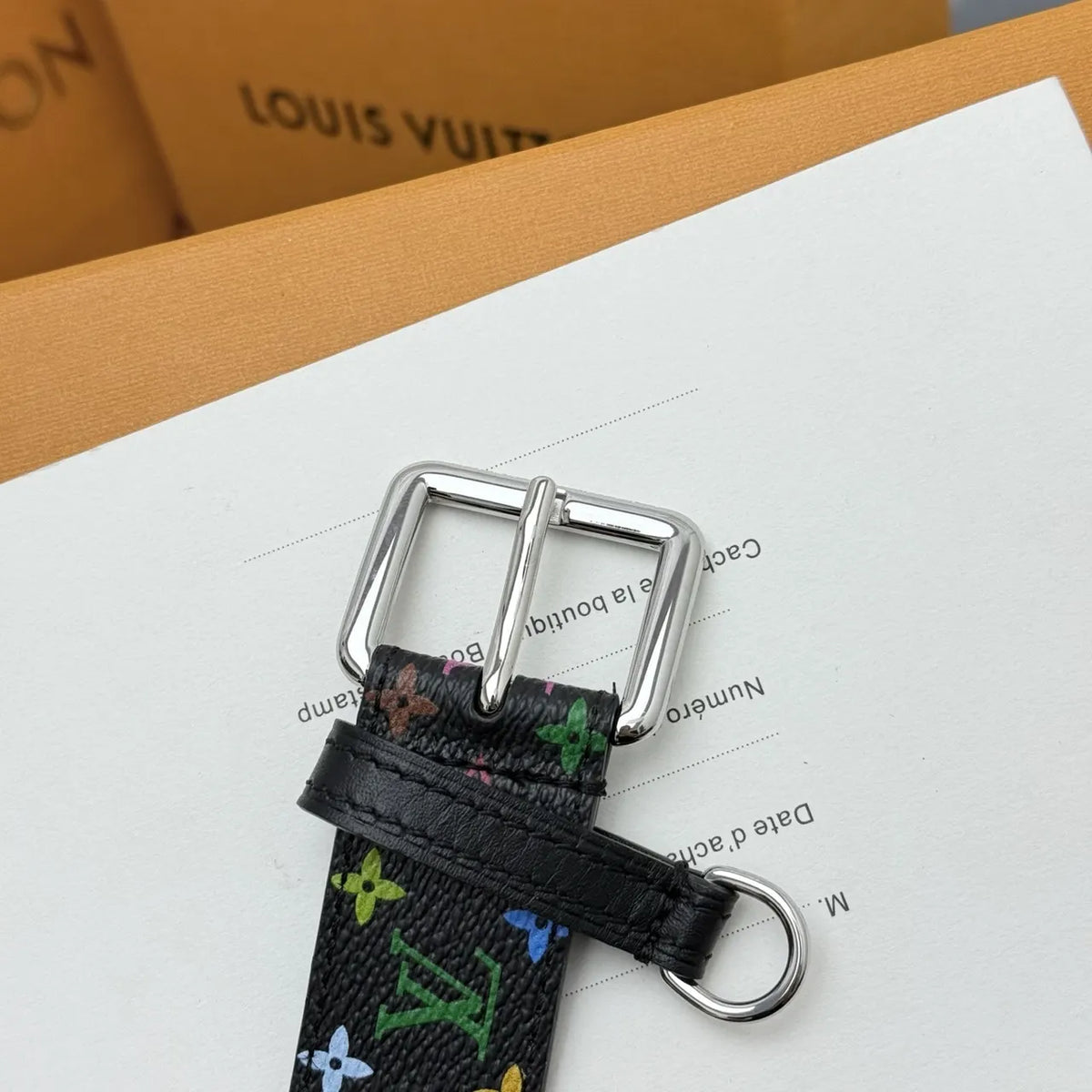 Louis Vuitton Multicolor Monogram Belt - Hình 7