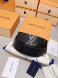 Louis Vuitton Monogram Silver Belt