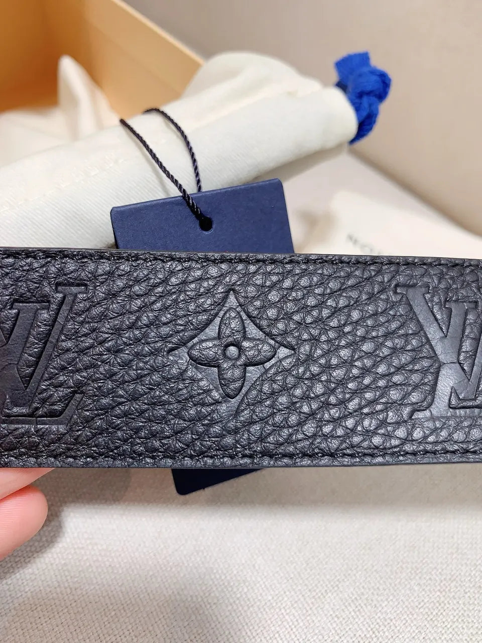 Louis Vuitton Monogram Silver Belt - Hình 5