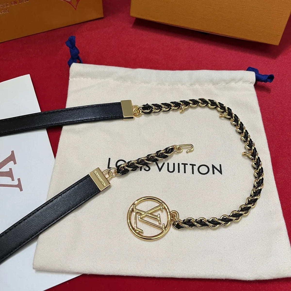 Louis Vuitton Chain Charm Belt - Hình 2