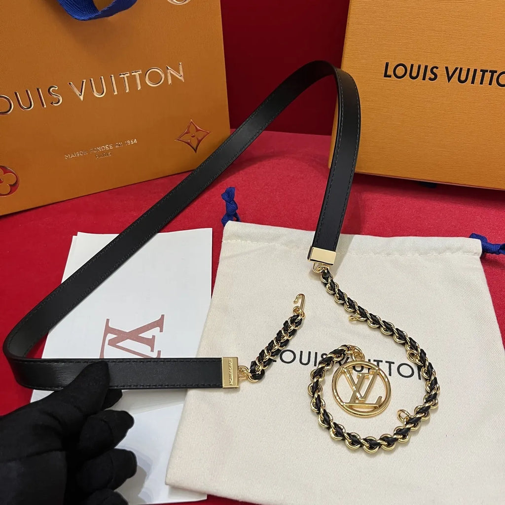 Louis Vuitton Chain Charm Belt - Hình 3