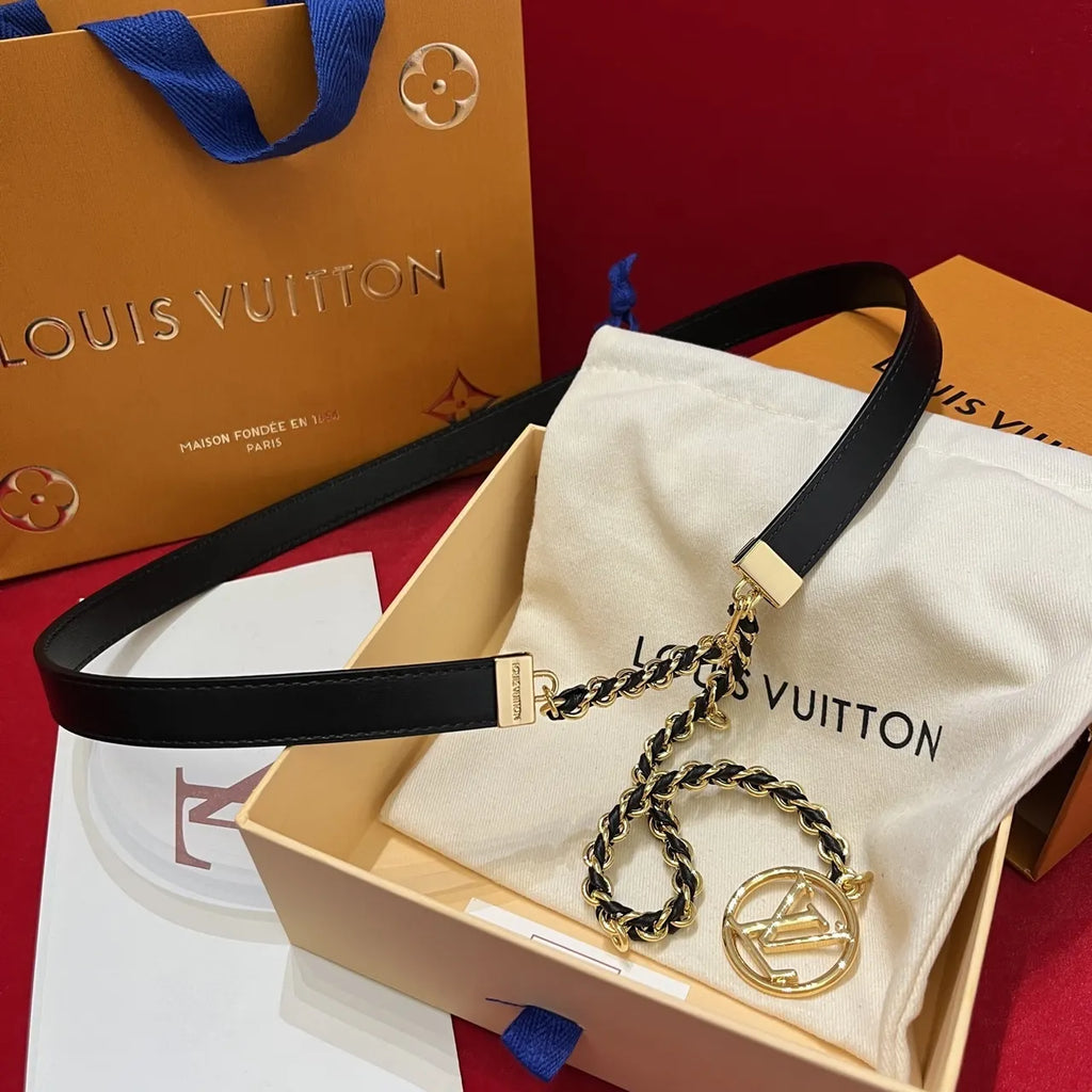 Louis Vuitton Chain Charm Belt - Hình 9
