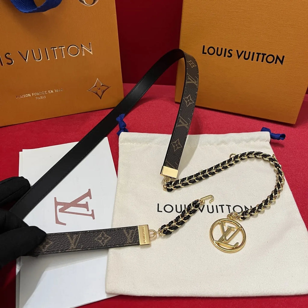 Louis Vuitton Monogram Chain Belt - Hình 3
