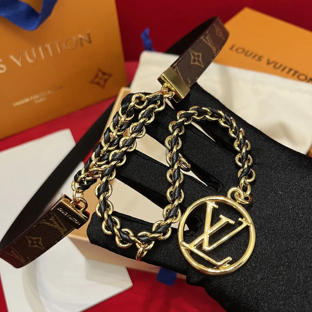 Louis Vuitton Monogram Chain Belt - Hình 9