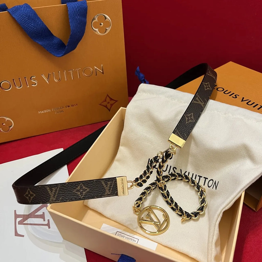 Louis Vuitton Monogram Chain Belt - Hình 10