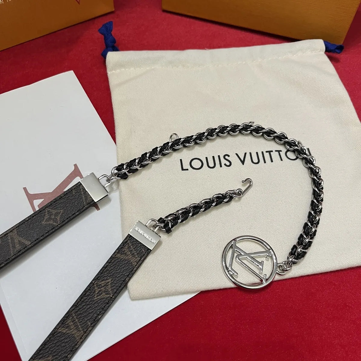 Louis Vuitton Monogram Chain Belt