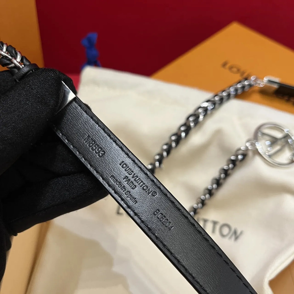 Louis Vuitton Monogram Chain Belt - Hình 8