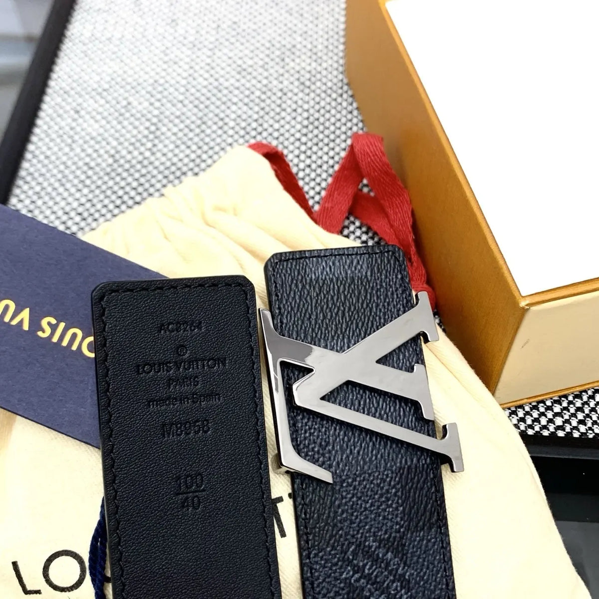 Louis Vuitton Graphite Belt - Hình 2