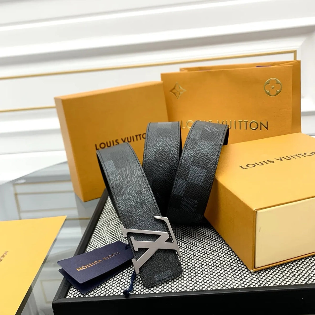Louis Vuitton Graphite Belt - Hình 5
