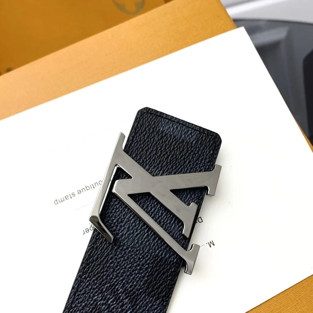 Louis Vuitton Graphite Belt - Hình 7