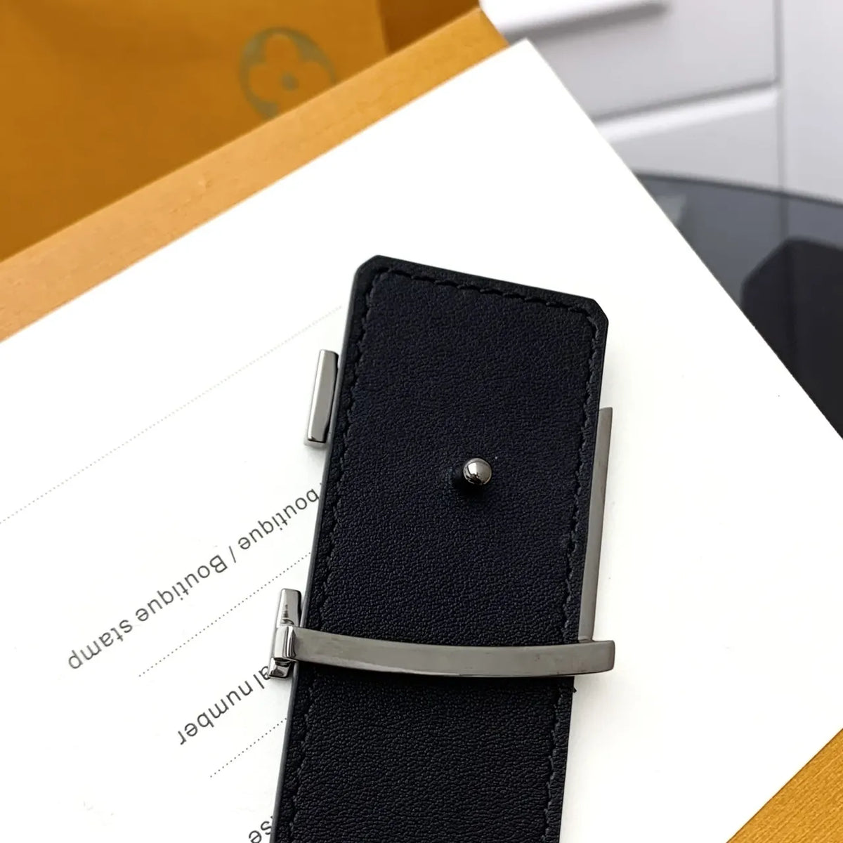 Louis Vuitton Graphite Belt - Hình 8