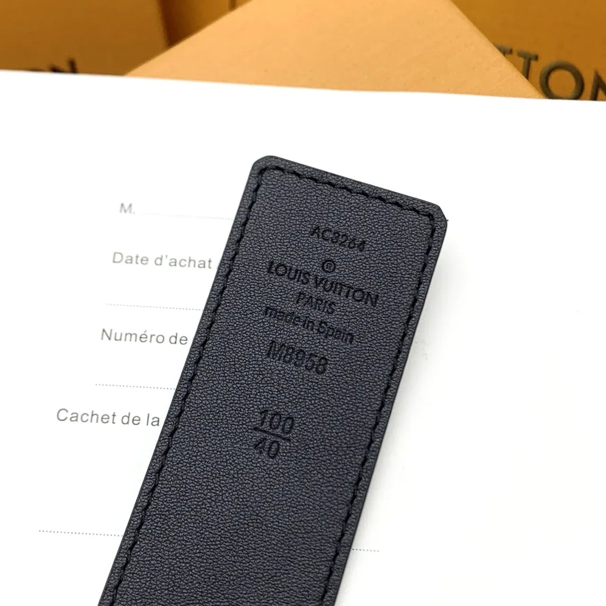 Louis Vuitton Graphite Belt - Hình 9