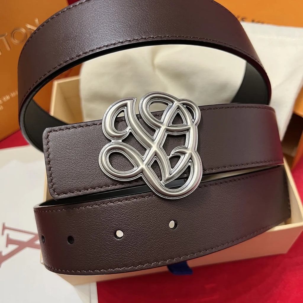 Loewe Brown Leather Belt - Hình 2