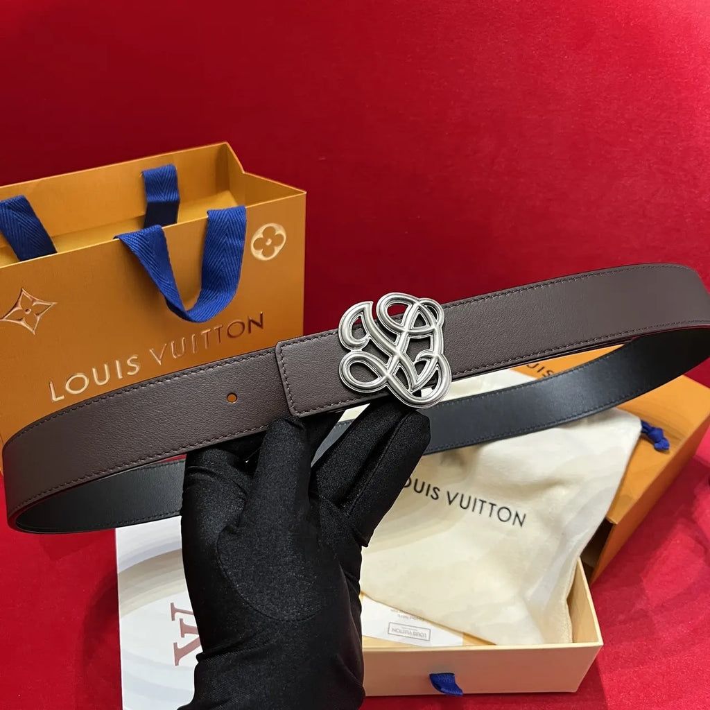 Loewe Brown Leather Belt - Hình 6