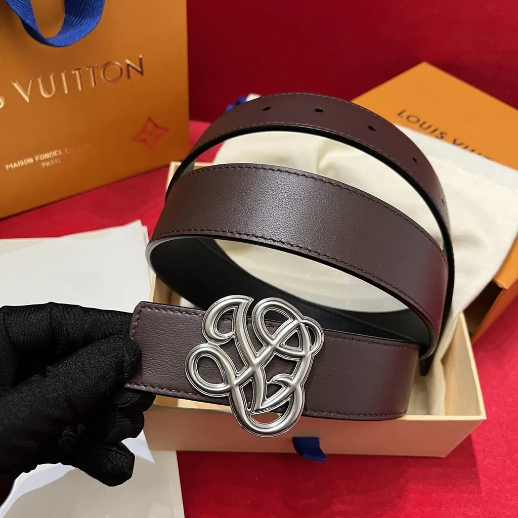 Loewe Brown Leather Belt - Hình 9