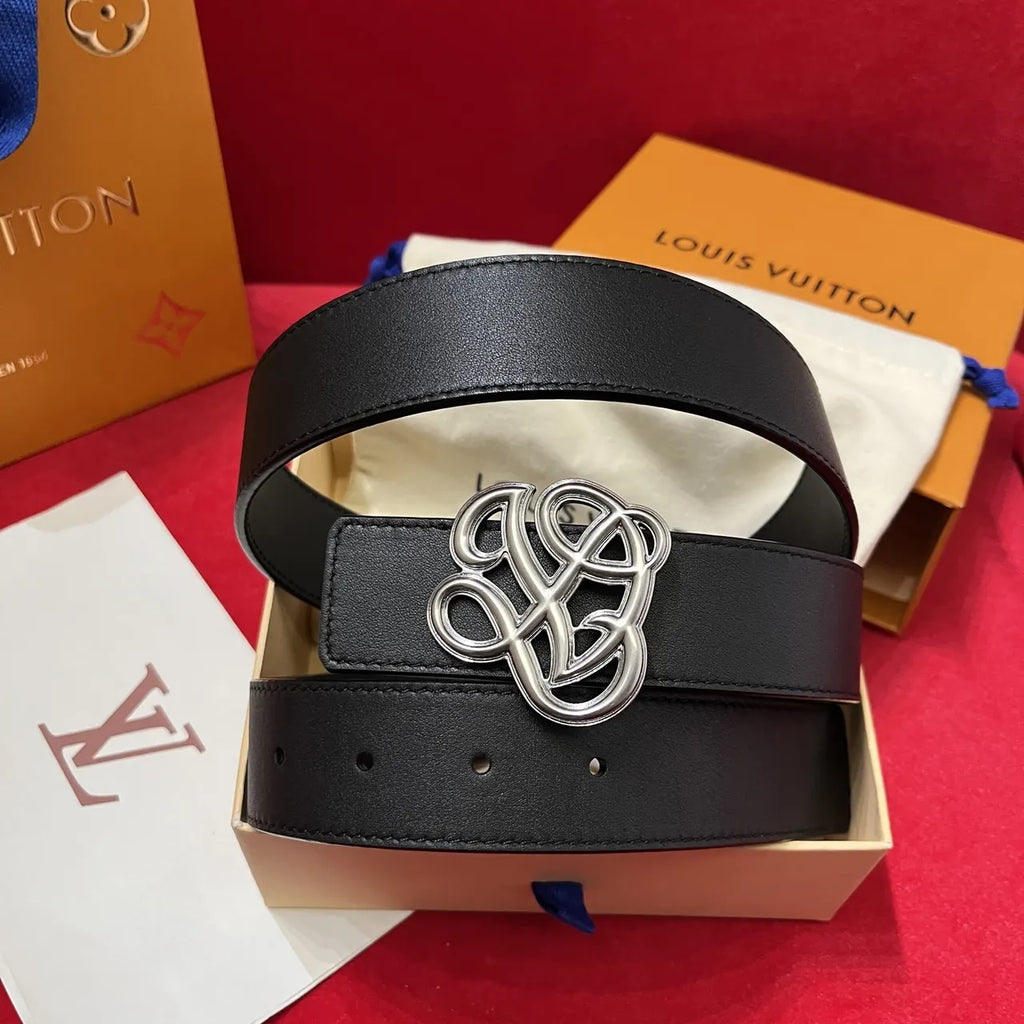 Loewe Black Leather Belt