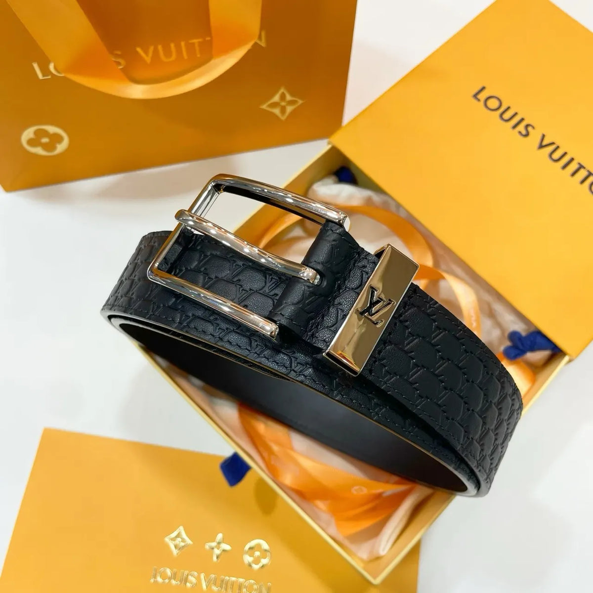 Louis Vuitton Embossed Belt - Hình 5