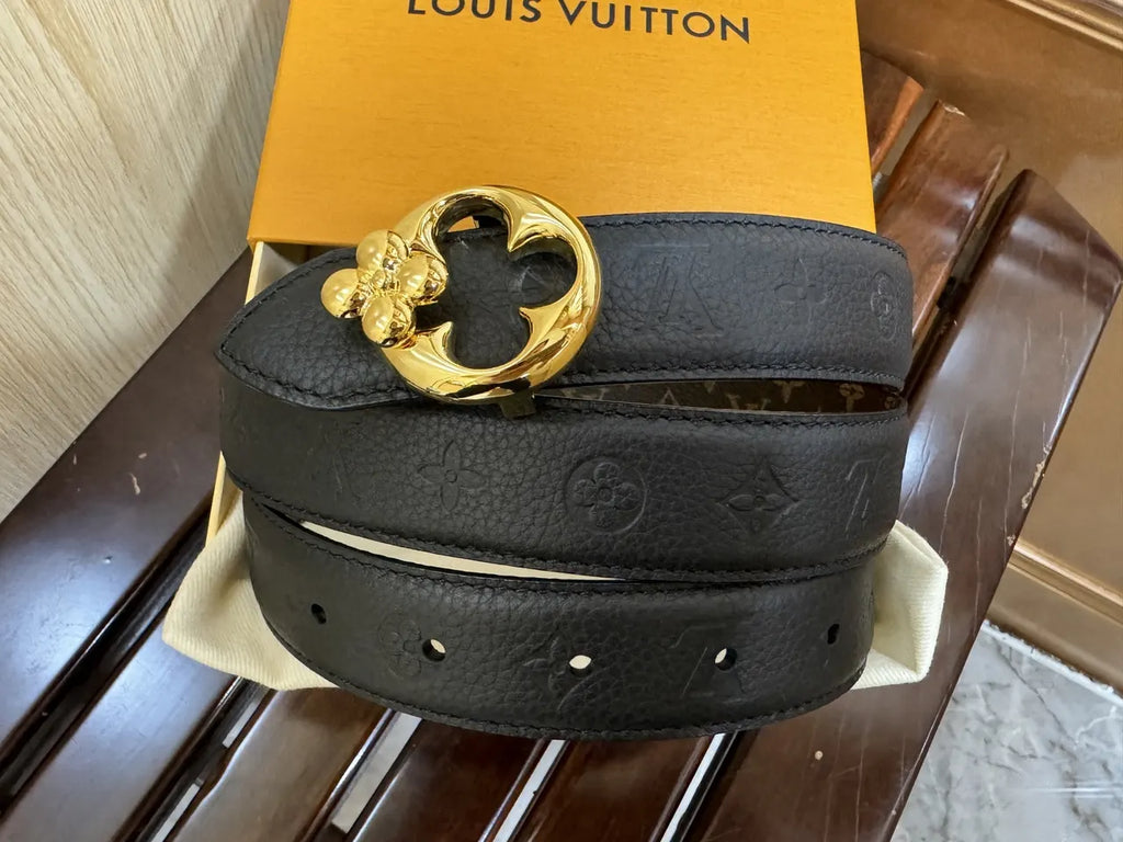 Louis Vuitton Flower Buckle Belt - Hình 4