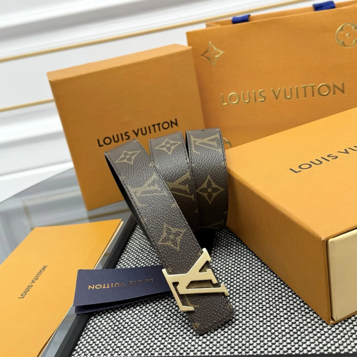 Louis Vuitton Brown Belt