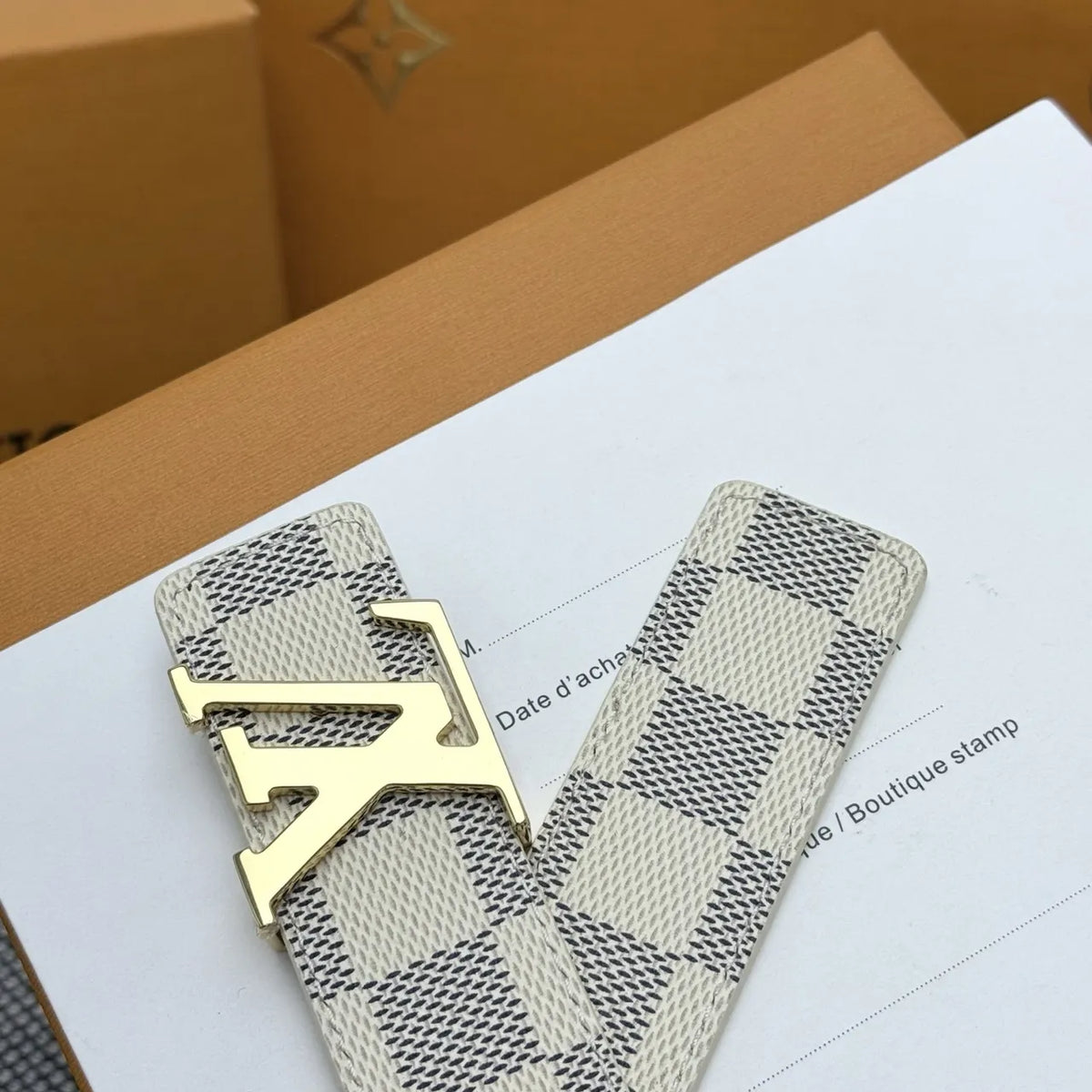Louis Vuitton Damier Azur Belt - Hình 2