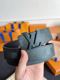 Louis Vuitton Black Damier Graphite Belt