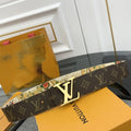 Louis Vuitton Floral Monogram Belt