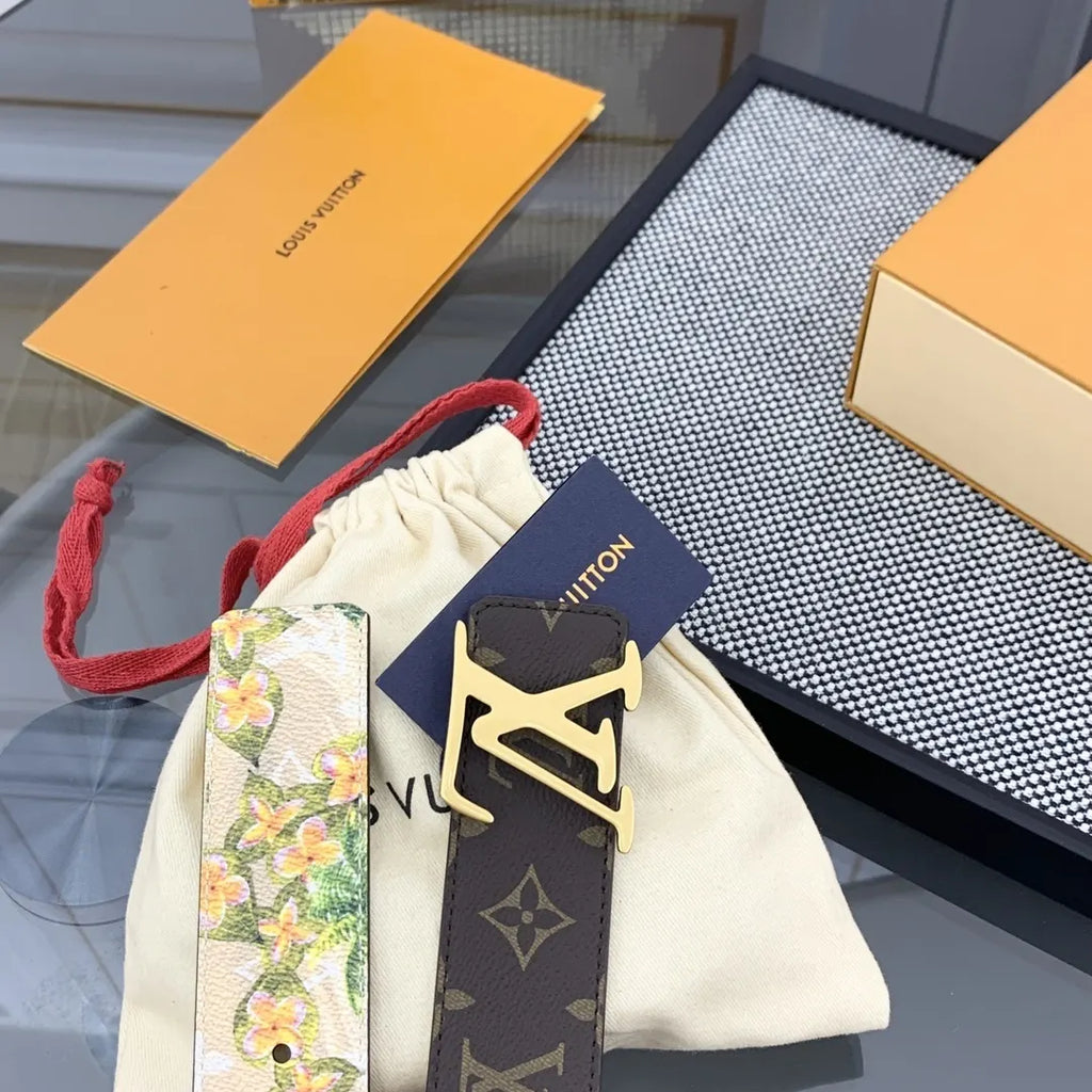Louis Vuitton Floral Monogram Belt - Hình 3