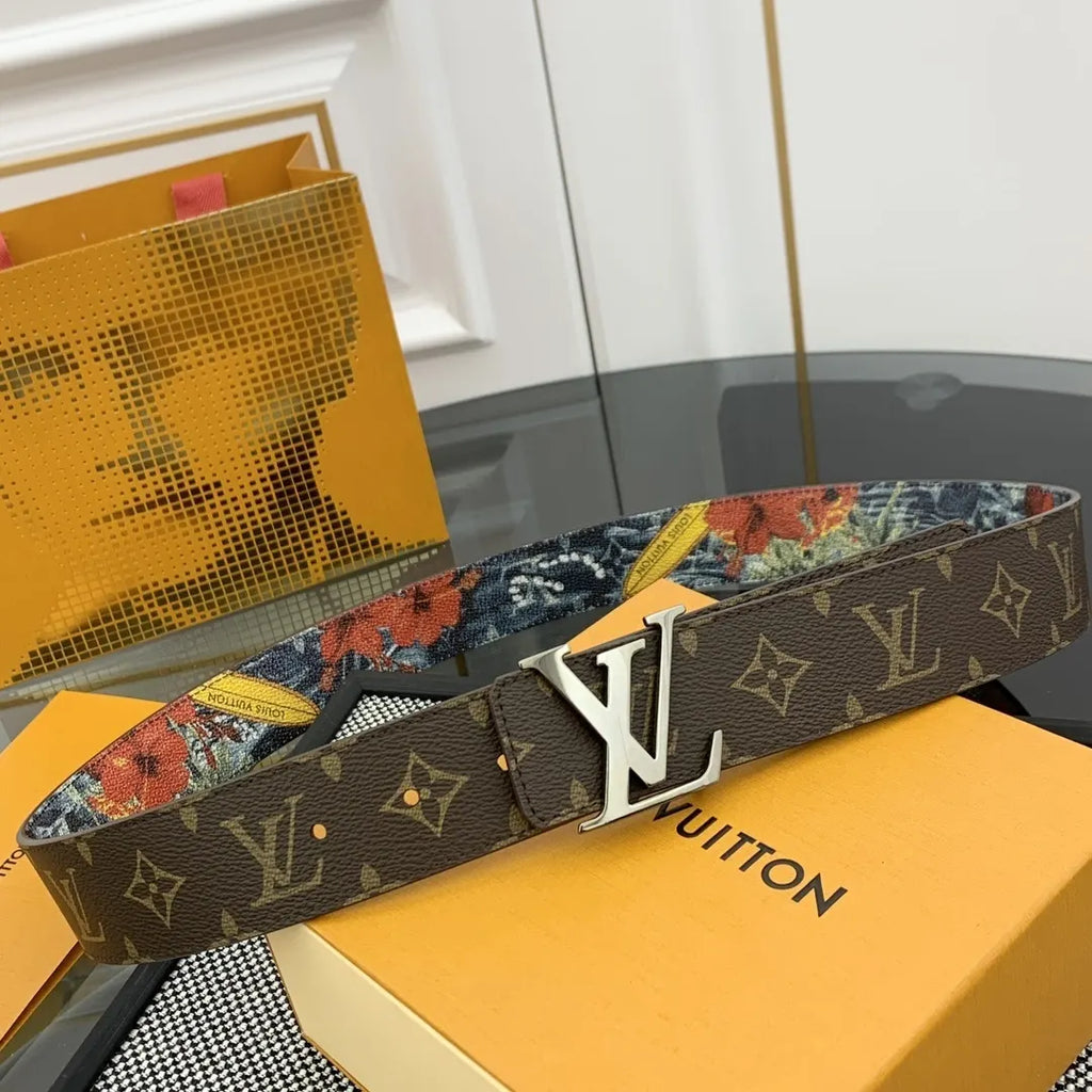 monogram Louis Vuitton Floral Belt