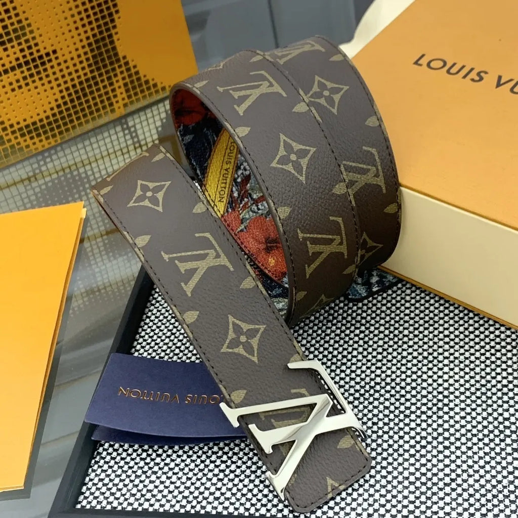 monogram Louis Vuitton Floral Belt - Hình 2