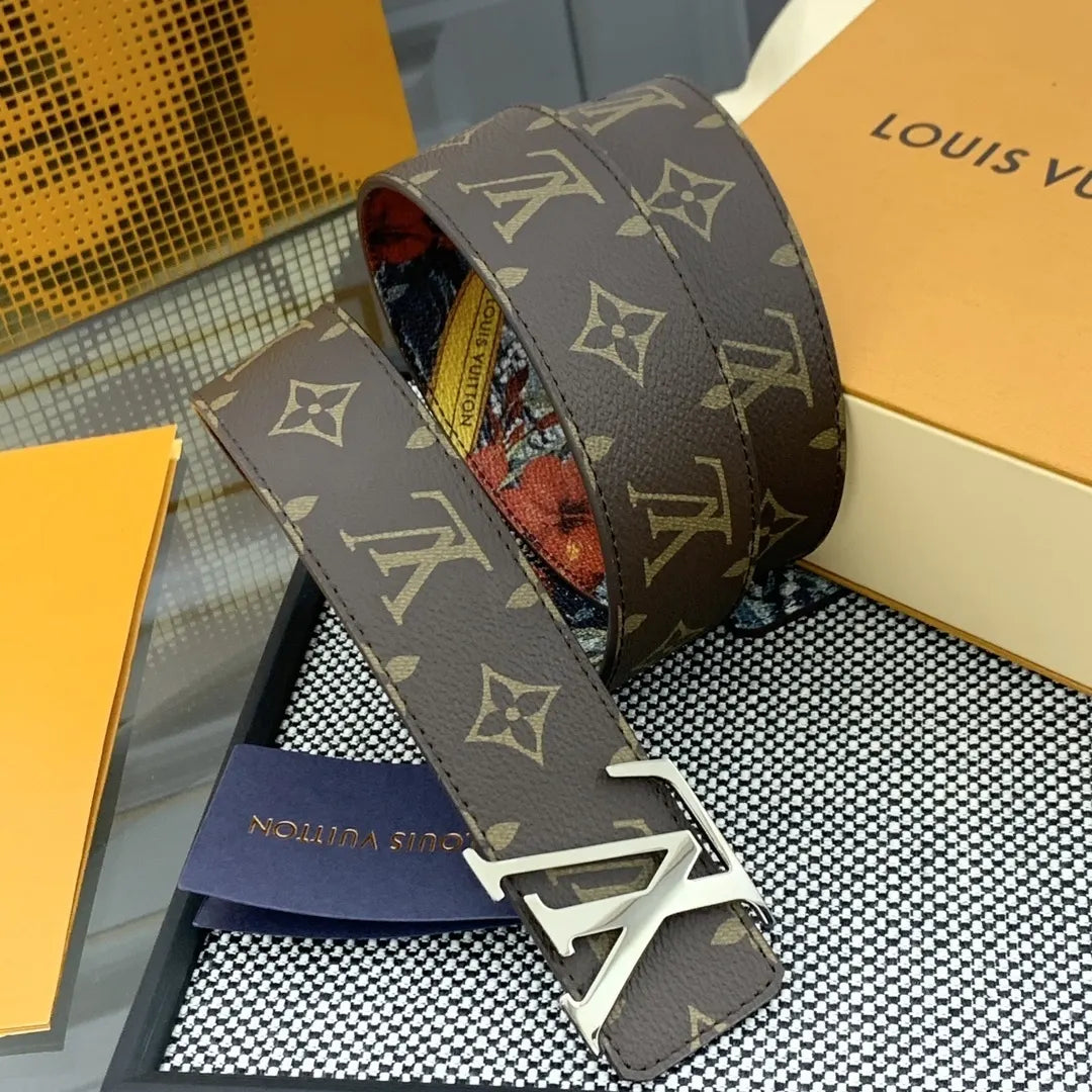 monogram Louis Vuitton Floral Belt - Hình 2
