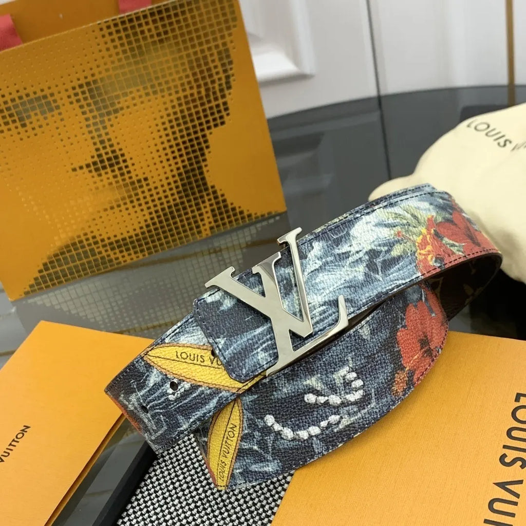 monogram Louis Vuitton Floral Belt - Hình 4