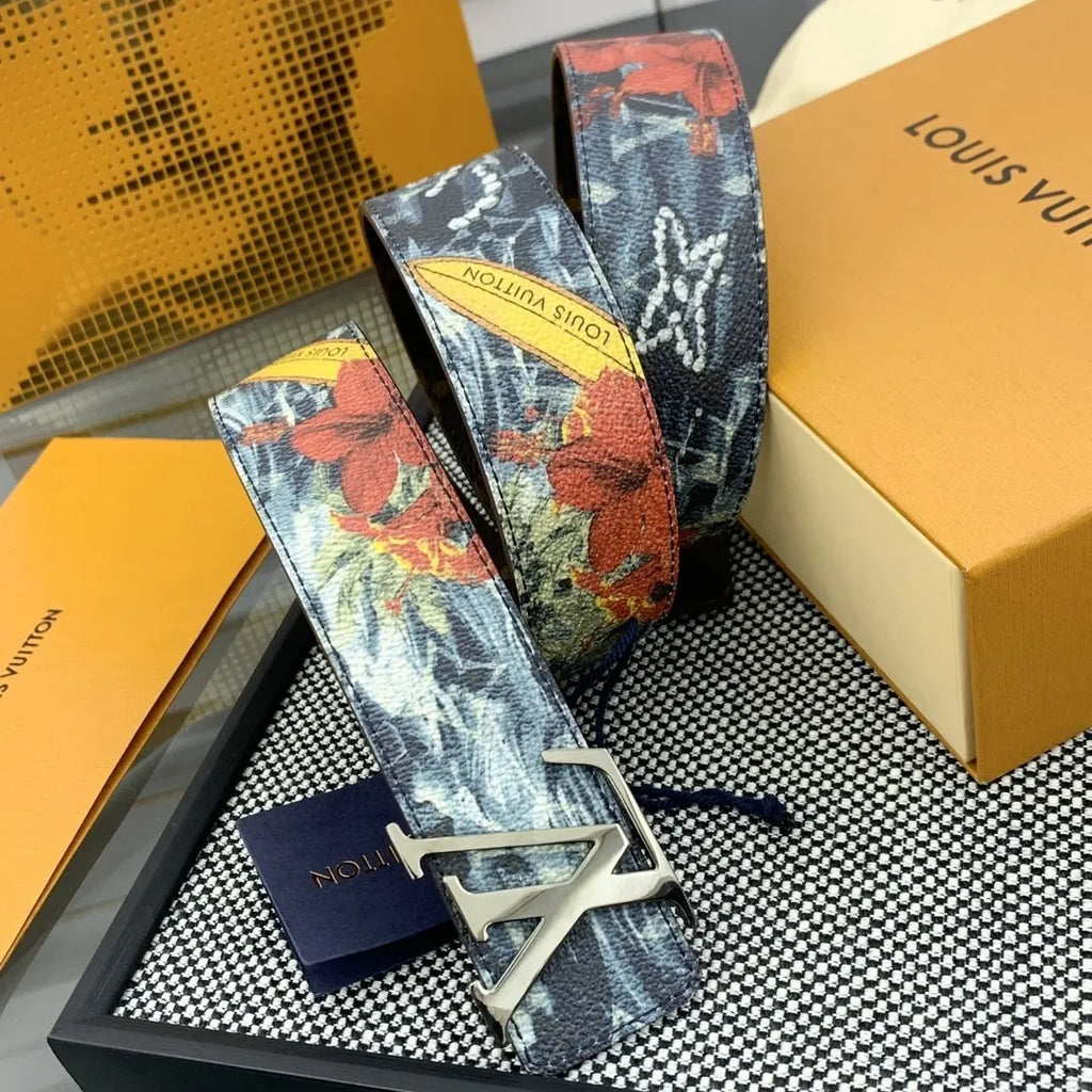 monogram Louis Vuitton Floral Belt - Hình 5