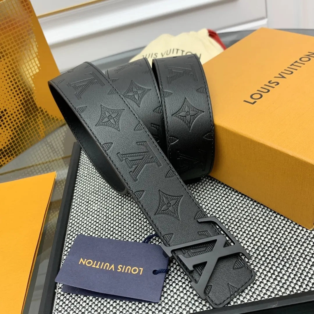 LV Monogram Shadow Black Belt - Hình 3