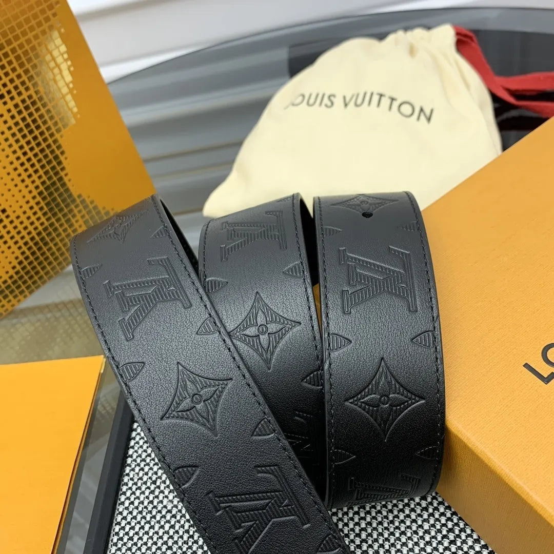 LV Monogram Shadow Black Belt - Hình 4