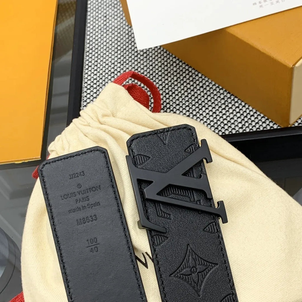 LV Monogram Shadow Black Belt - Hình 5