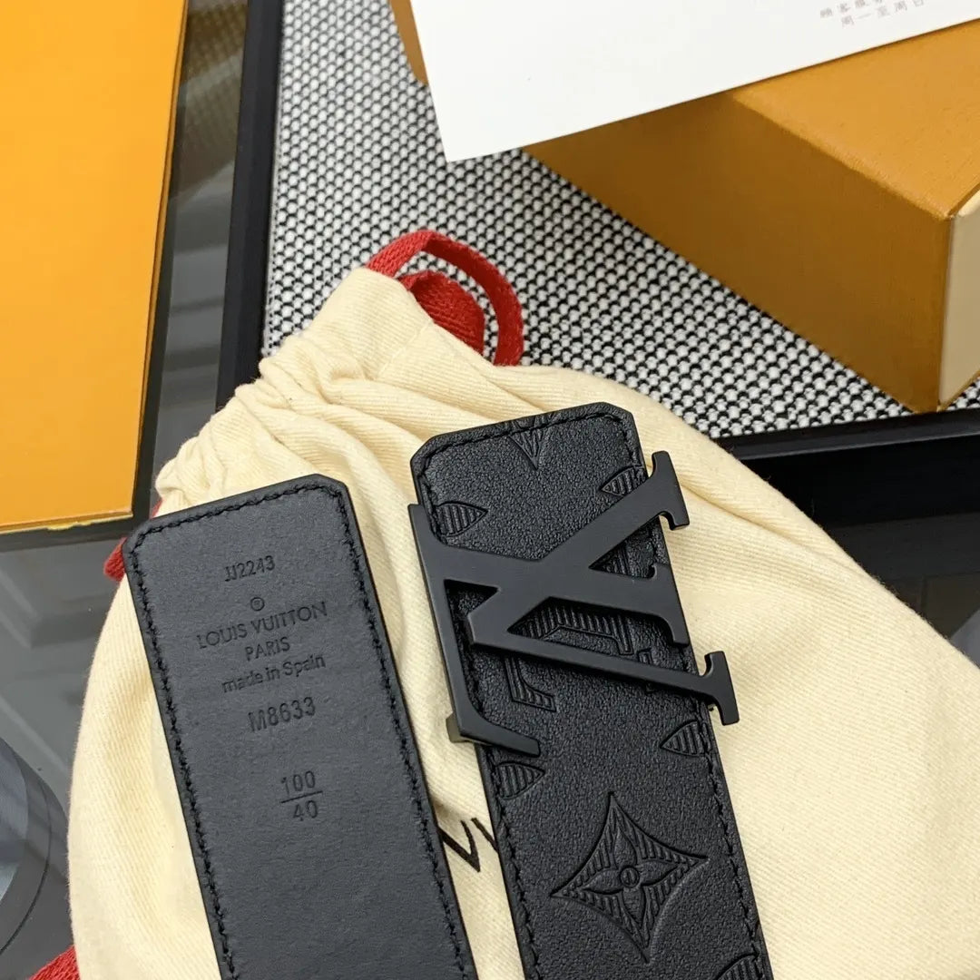 LV Monogram Shadow Black Belt - Hình 5